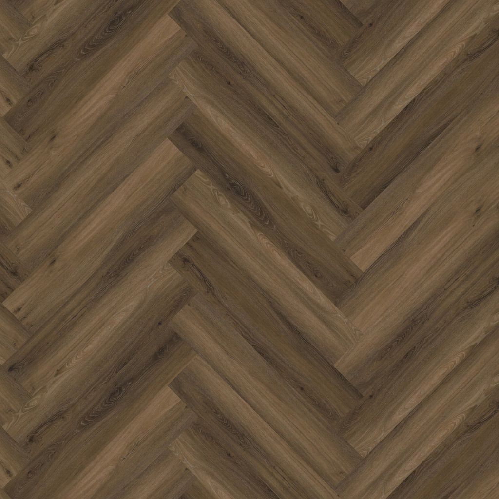 Floorlife YUP Paddington herringbone click SRC Warm Brown