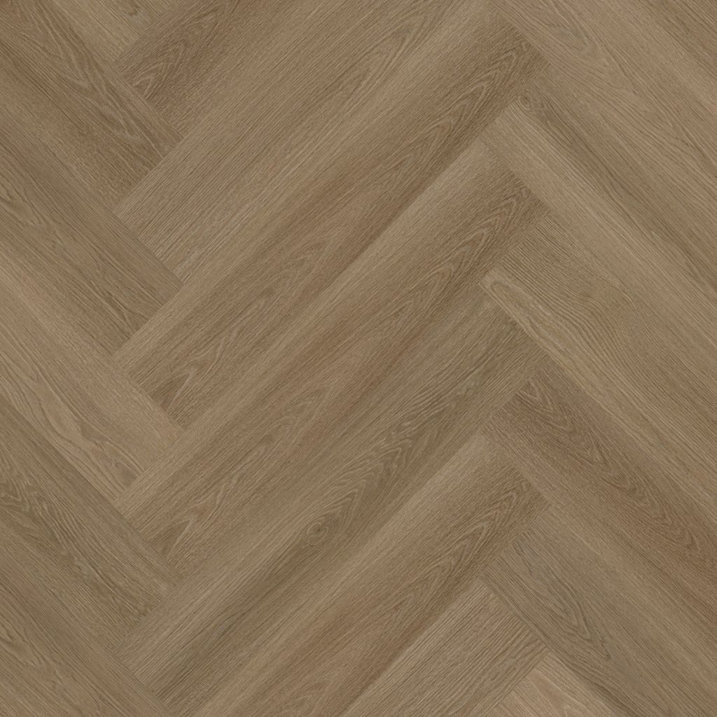 Floorlife YUP XLBrentford herringbone dryback Dark Oak